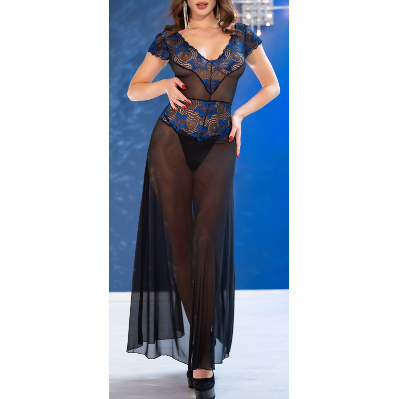 Chilirose Robe Double côté Estevia Noire